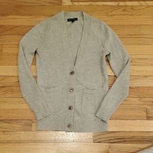 Banana Republic Light Gray Wool Cashmere Sweater